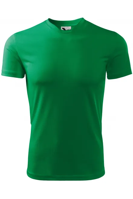 Camiseta deportiva para niños - pasto verde, 146 cm / 10 años