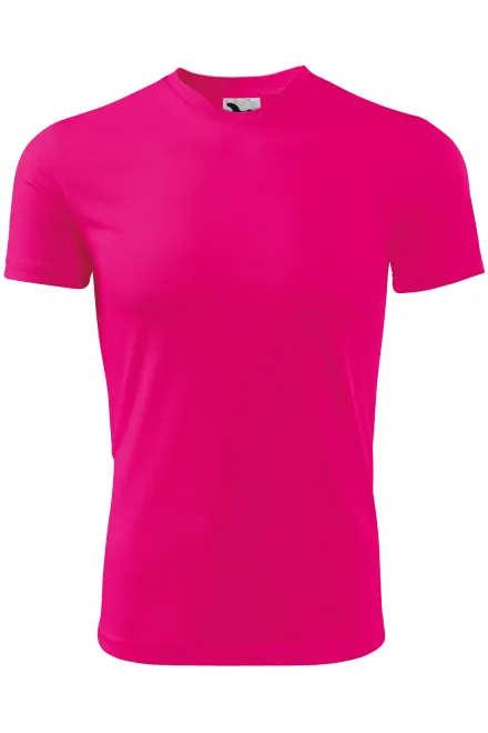 Camiseta deportiva para niños - rosa neón, 146 cm / 10 años