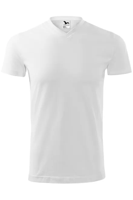 Camiseta gruesa de manga corta - blanco, XL