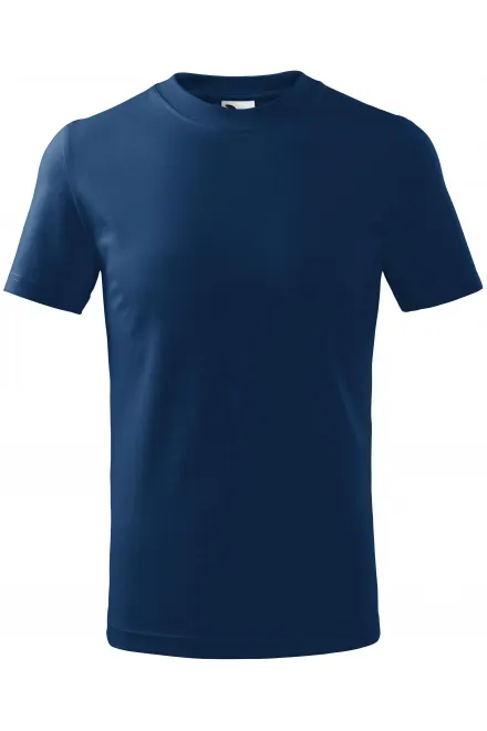 Camiseta sencilla para niños - azul medianoche, 134 cm / 8 años