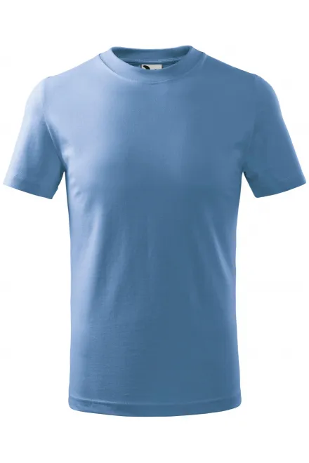Camiseta sencilla para niños - cielo azul, 134 cm / 8 años