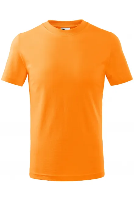Camiseta sencilla para niños - mandarina, 134 cm / 8 años