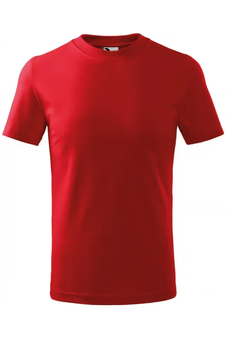 Camiseta sencilla para niños - rojo, 134 cm / 8 años