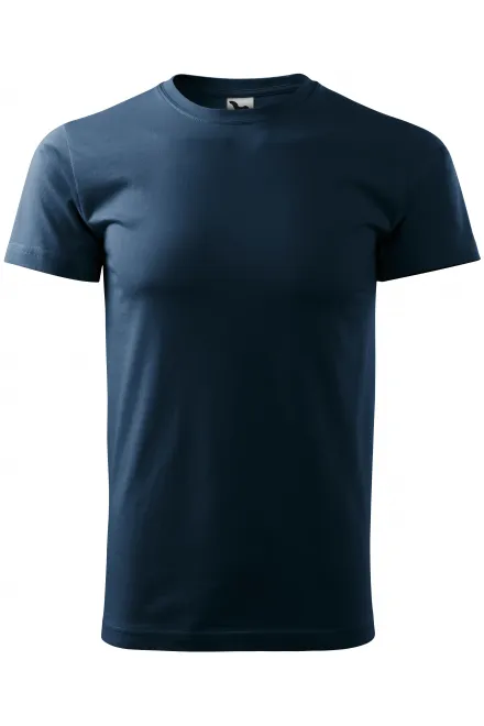 Camiseta simple para hombre - azul oscuro, XS