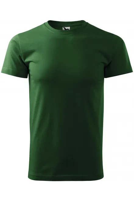Camiseta simple para hombre - botella verde, XS