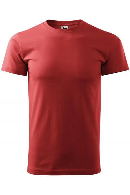 Camiseta simple para hombre - burdeos, XS