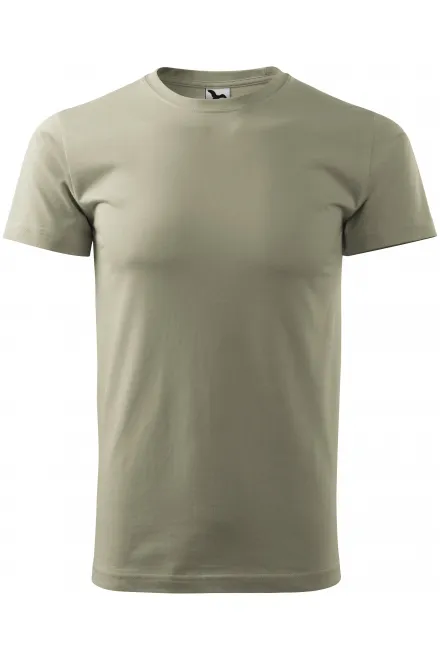 Camiseta simple para hombre - caqui brillante, XS
