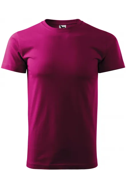 Camiseta simple para hombre - fucsia, XS