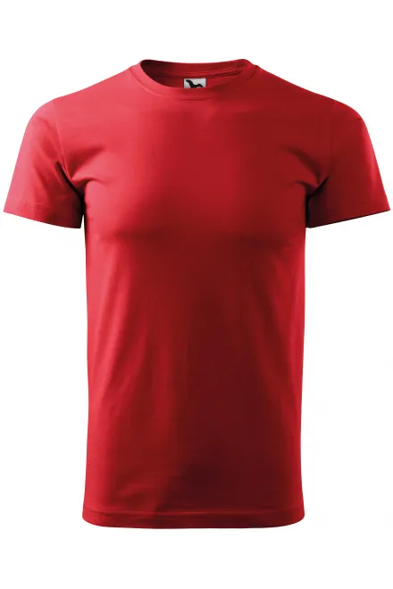 Camiseta simple para hombre - rojo, XS