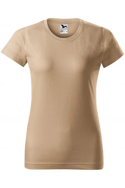 Camiseta simple para mujer - arenoso, XS
