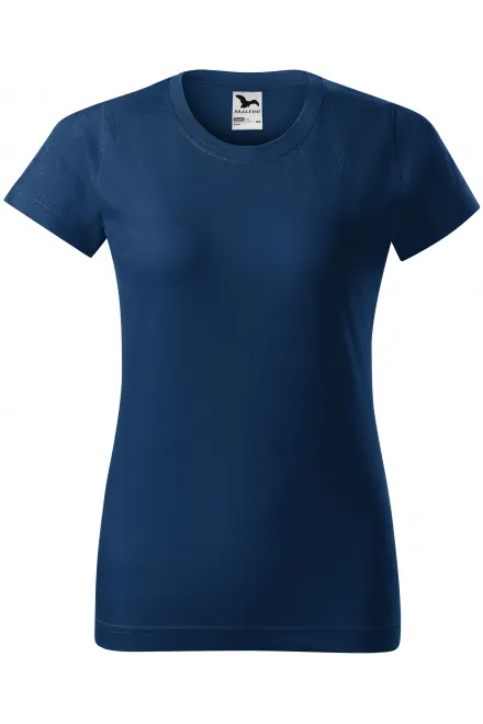 Camiseta simple para mujer - azul medianoche, XS