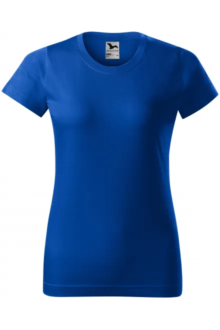 Camiseta simple para mujer - azul real, XS