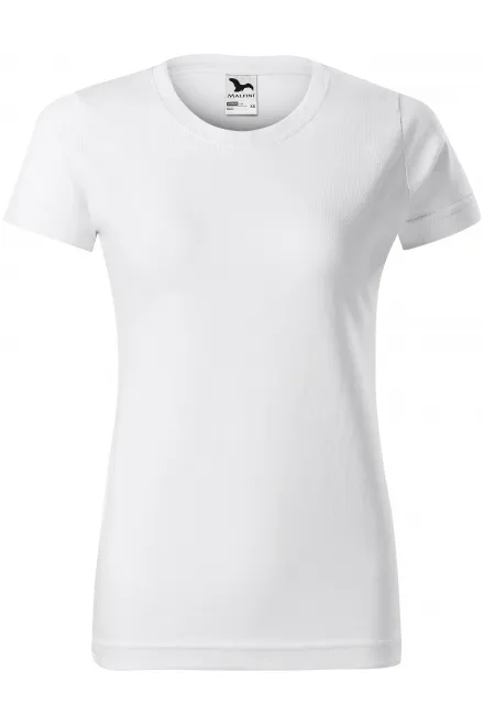 Camiseta simple para mujer - blanco, XS