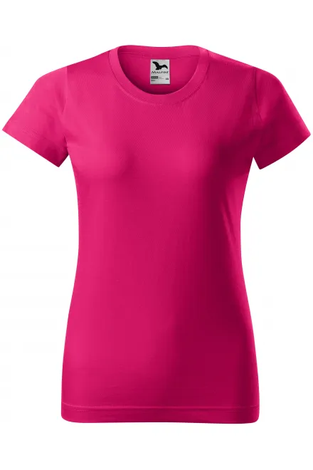 Camiseta simple para mujer - frambuesa, XS