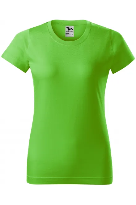 Camiseta simple para mujer - manzana verde, XS