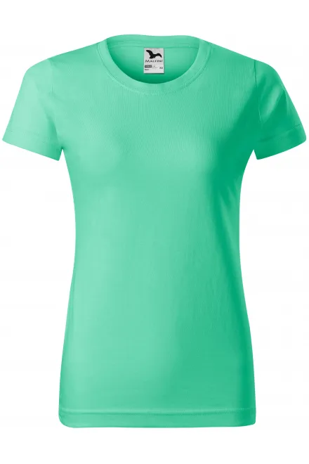 Camiseta simple para mujer - menta, XS