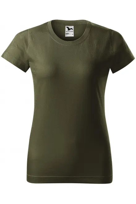Camiseta simple para mujer - military, XS