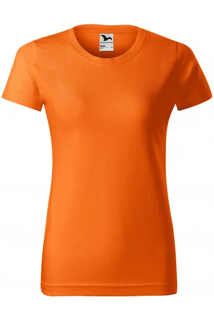 Camiseta simple para mujer - naranja, XS