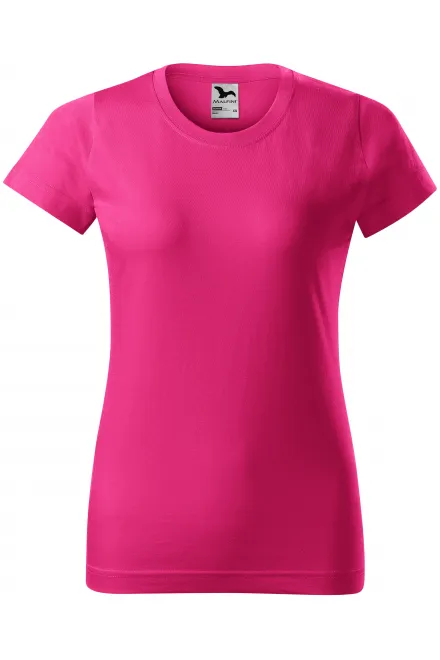 Camiseta simple para mujer - púrpura, XS