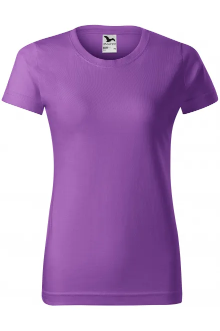 Camiseta simple para mujer - púrpura, XS
