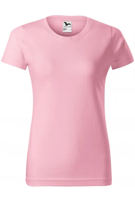 Camiseta simple para mujer - rosado, XS