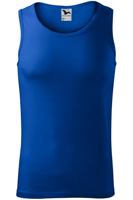 Camiseta sin mangas para hombre - azul real, L