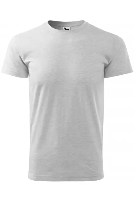 Camiseta unisex de mayor peso - mármol gris claro, L