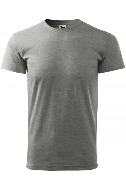 Camiseta unisex de mayor peso - mármol gris oscuro, L