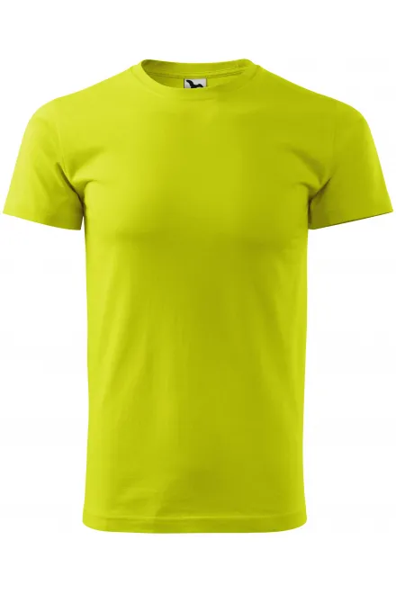 Camiseta unisex de mayor peso - verde lima, L