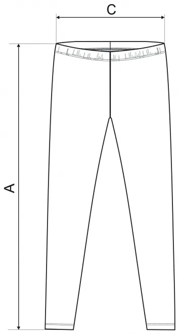 Polainas de las señoras - tabla de dimensiones