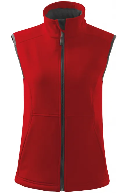 Chaleco ajustado para mujer - rojo, L
