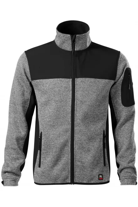 Chaqueta de tiempo libre para hombre - gris de punto claro, L