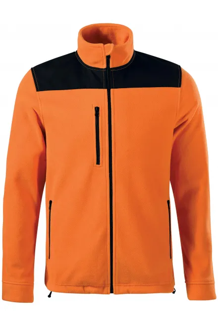 Chaqueta polar unisex cálida - naranja, L