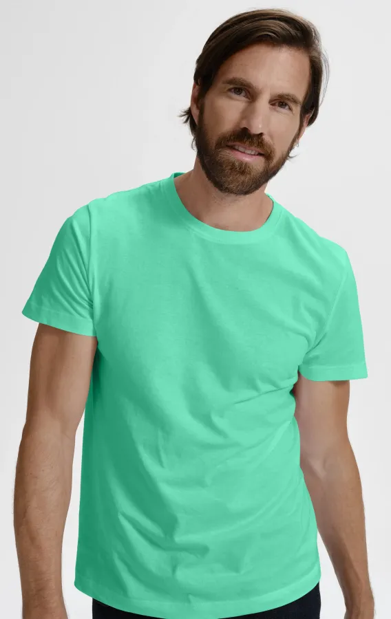 Camiseta simple para hombre, menta Camiseta simple para hombre, menta
