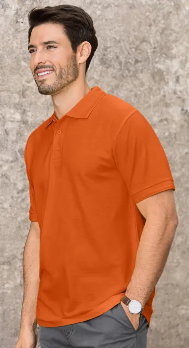 Polo holgado de hombre, naranja Polo holgado de hombre, naranja