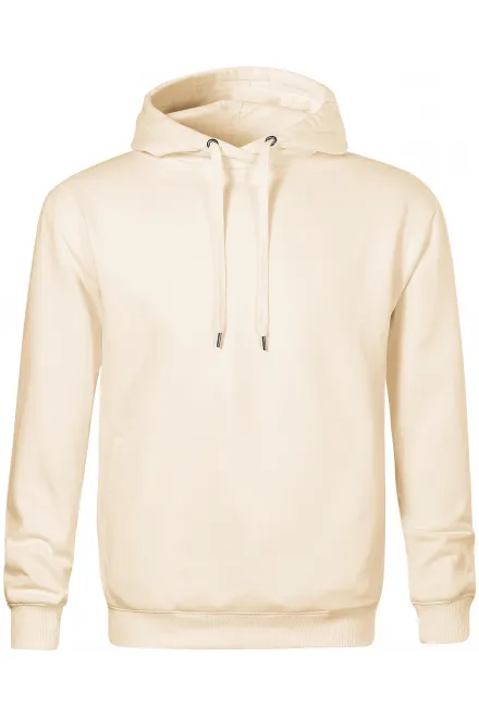 Cómoda sudadera con capucha para hombre - almendra, M