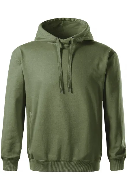 Cómoda sudadera con capucha para hombre - caqui, M