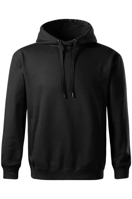 Cómoda sudadera con capucha para hombre - negro, M