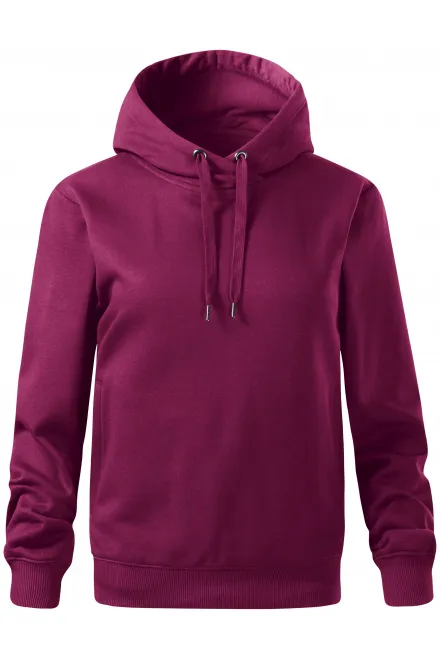 Cómoda sudadera de mujer con capucha. - fucsia, XS