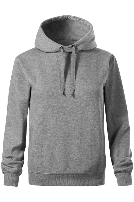 Cómoda sudadera de mujer con capucha. - mármol gris oscuro, XS