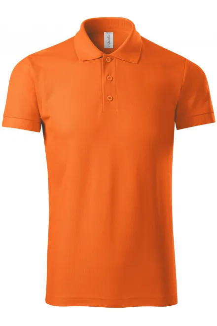 Cómodo polo de hombre - naranja, 3XL