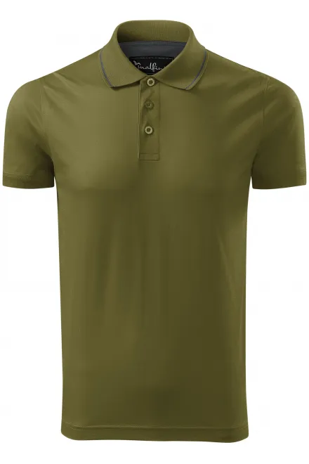 Elegante polo de hombre mercerizado - palta, L