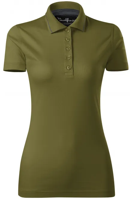 Elegante polo de mujer mercerizado - palta, M