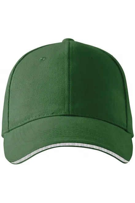 Gorra a contraste - botella verde, ajustable