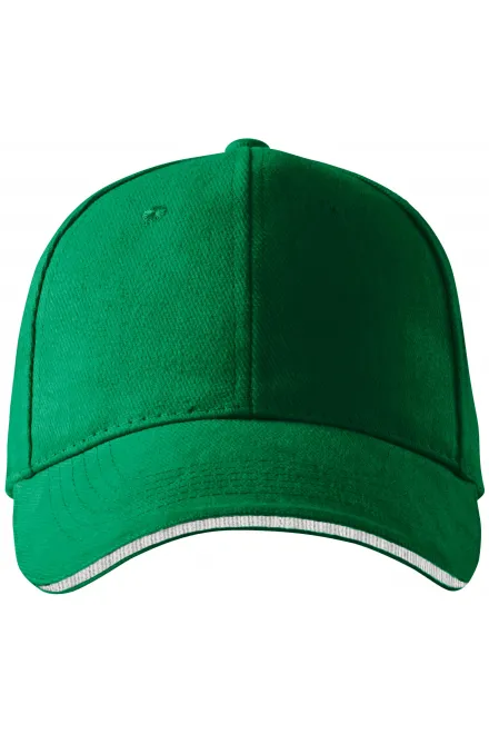 Gorra a contraste - pasto verde, ajustable