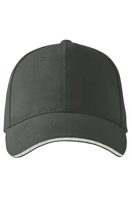 Gorra a contraste - pizarra oscura, ajustable