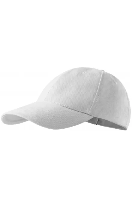 Gorra de 6 paneles, blanco