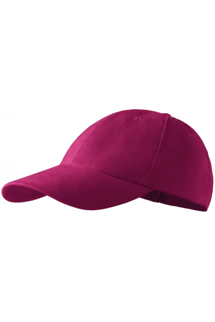 Gorra de 6 paneles, fucsia