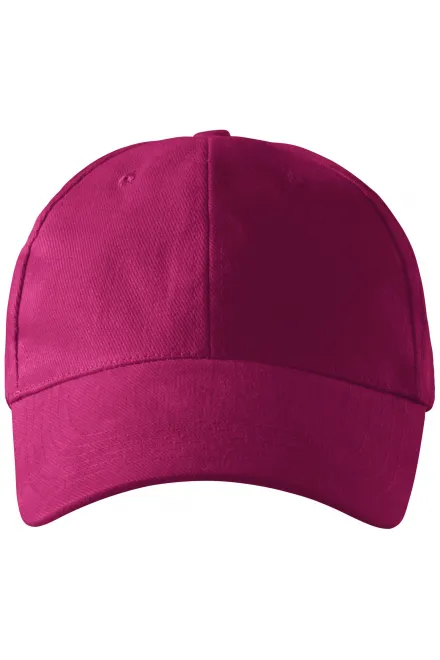 Gorra de 6 paneles - fucsia, ajustable