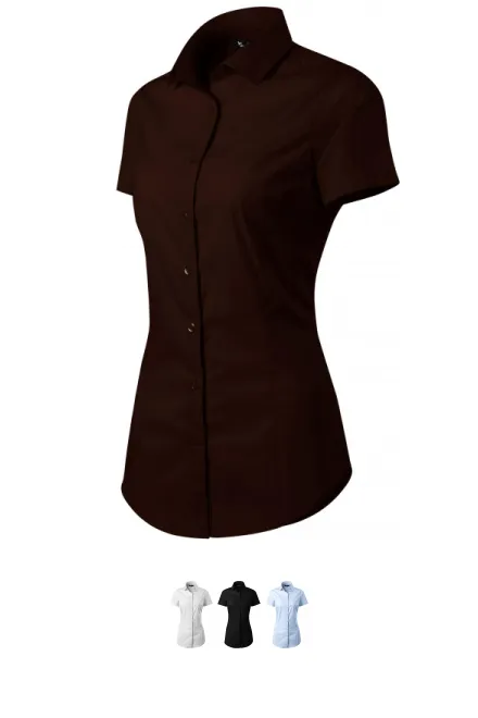 Blusa de mujer Slim fit, café